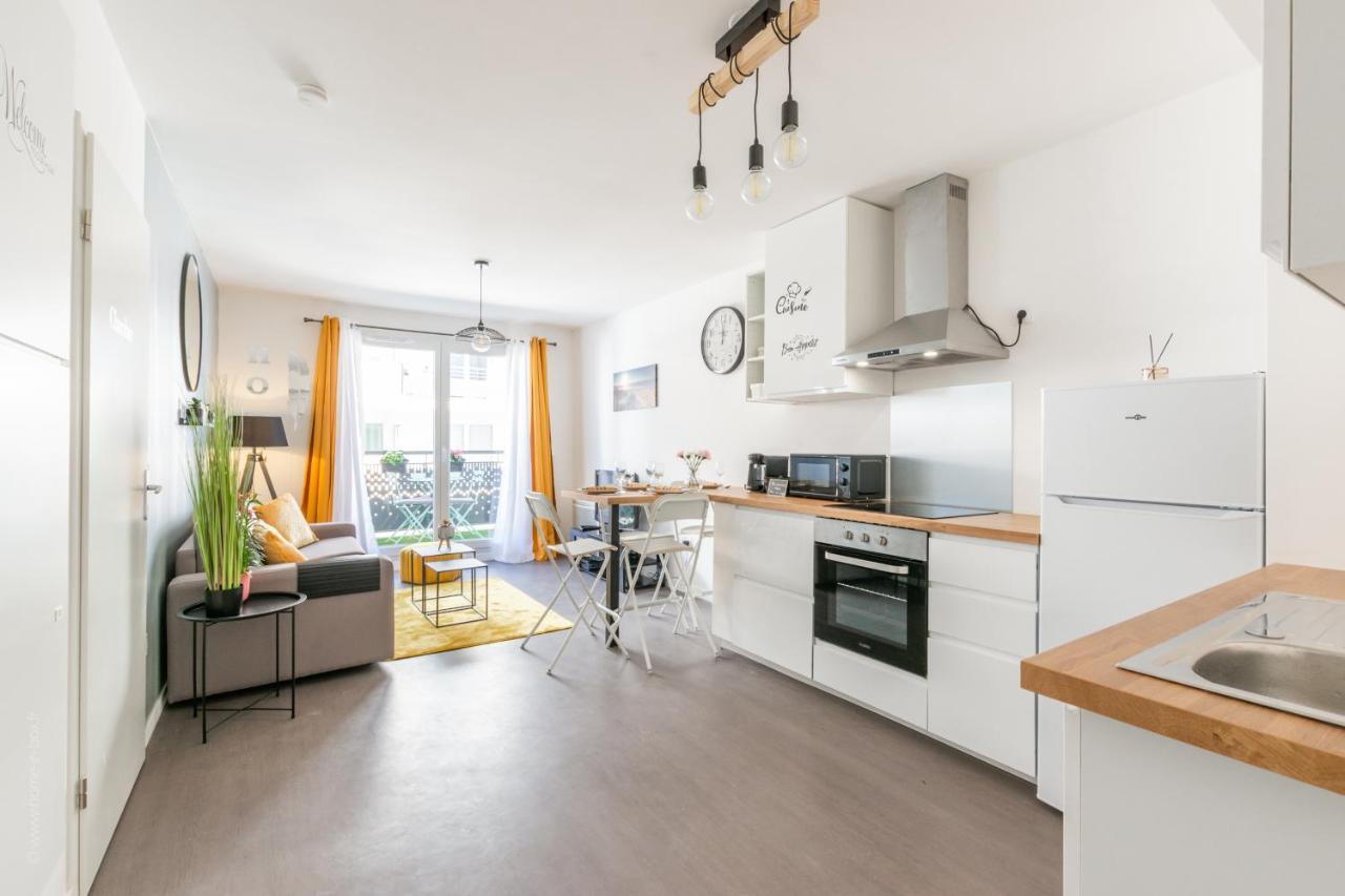The Sunshine- Appart Cosy Proche Paris-Disney Avec Parking Prive Dans Residence Meaux Ngoại thất bức ảnh