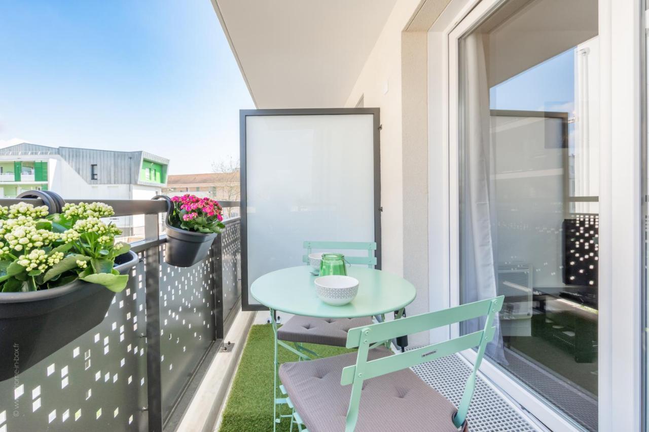 The Sunshine- Appart Cosy Proche Paris-Disney Avec Parking Prive Dans Residence Meaux Ngoại thất bức ảnh