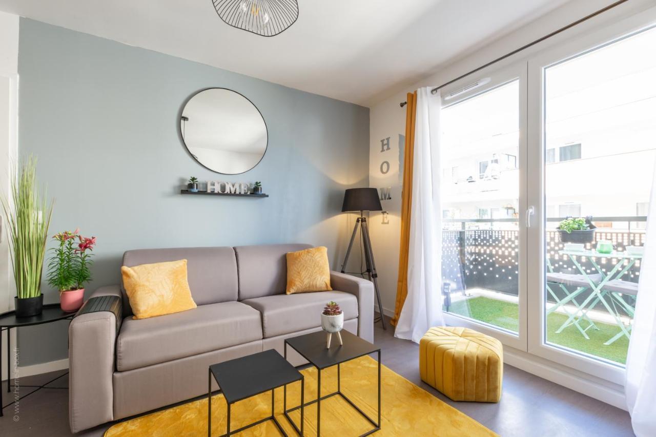 The Sunshine- Appart Cosy Proche Paris-Disney Avec Parking Prive Dans Residence Meaux Ngoại thất bức ảnh