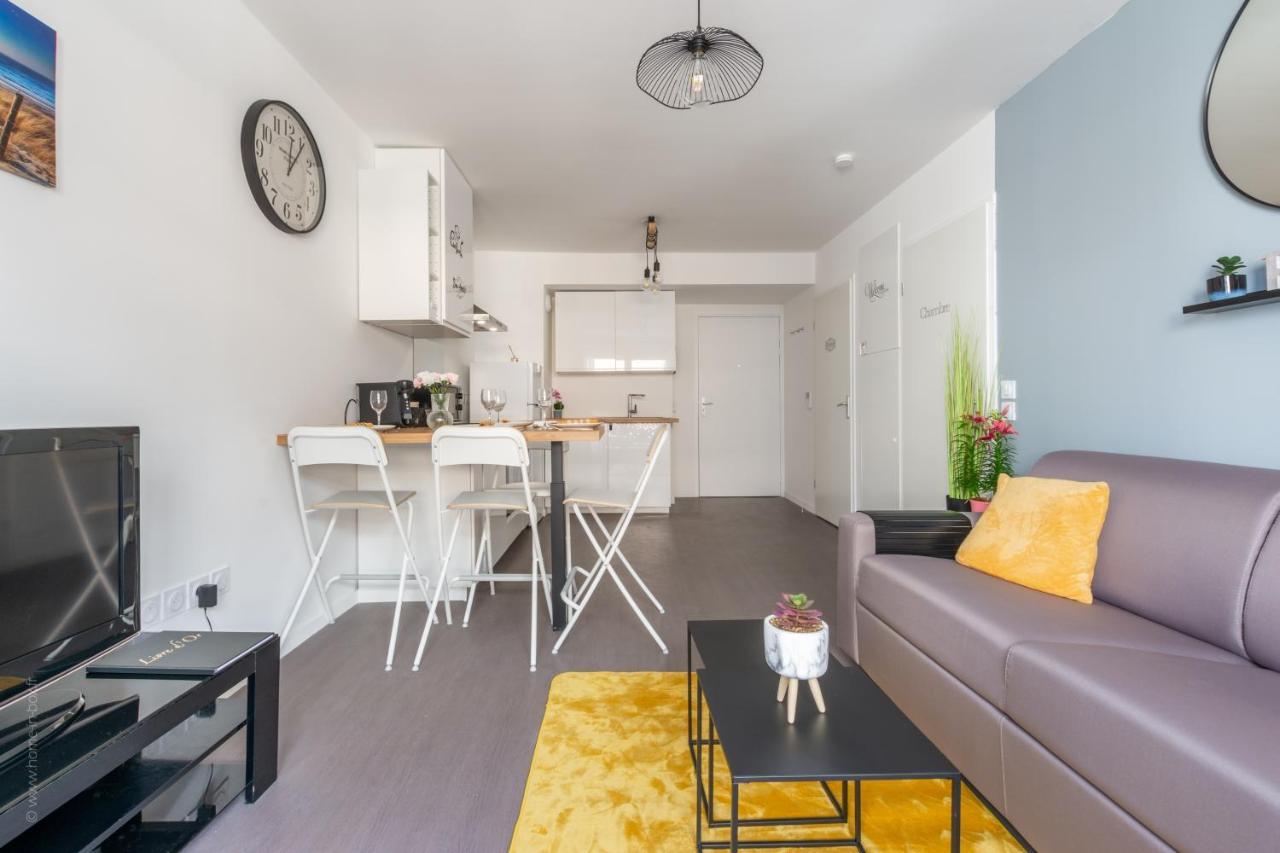The Sunshine- Appart Cosy Proche Paris-Disney Avec Parking Prive Dans Residence Meaux Ngoại thất bức ảnh